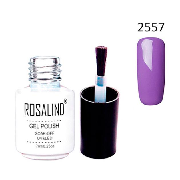Гель-лак для ногтей Rosalind 7 мл 2557 Сиреневый - фото 1