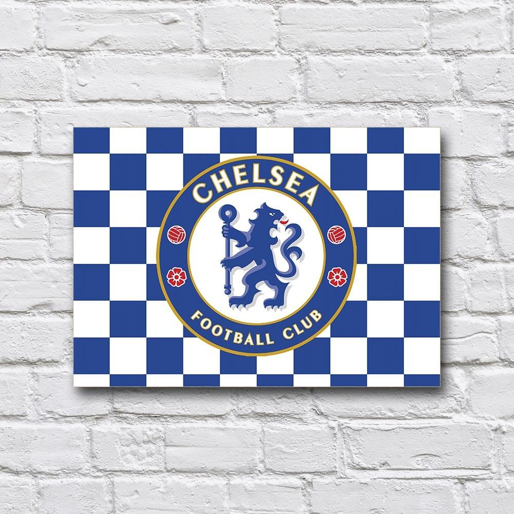 Постер деревянный ФК Челси 210х297 мм (21263629)