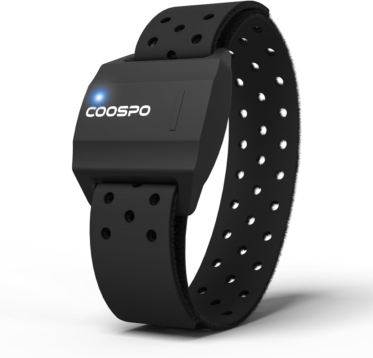 Пульсоксиметр нарукавний COOSPO HW706 Bluetooth ANT+ IP67 для Strava/Garmin/Wahoo Чорний (35503008)