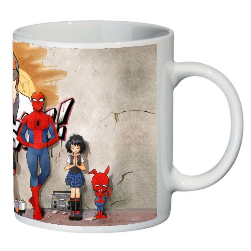 Кружка с принтом SuperCup Человек Паук 002 (SPM-002)