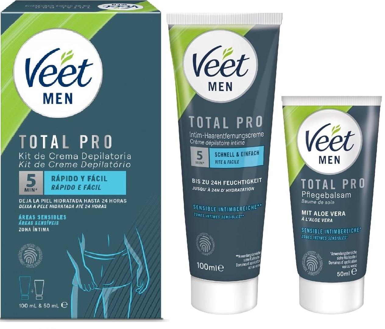 Комплект для інтимної депіляції чоловічий Veet Men Total Pro Intima (21727304)