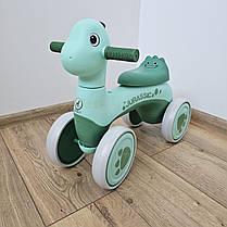 Біговел дитячий каталка Avko Dino 05 звукові та світлові ефекти Green - фото 4 Біговел дитячий каталка Avko Dino 05 звукові та світлові ефекти Green - фото 4