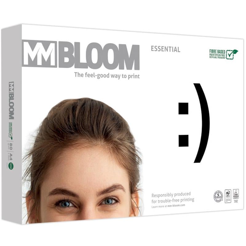 Офисная бумага Bloom MM Essential А4 С 80 г/м2 5 шт. х 500 листов Белый (17657)