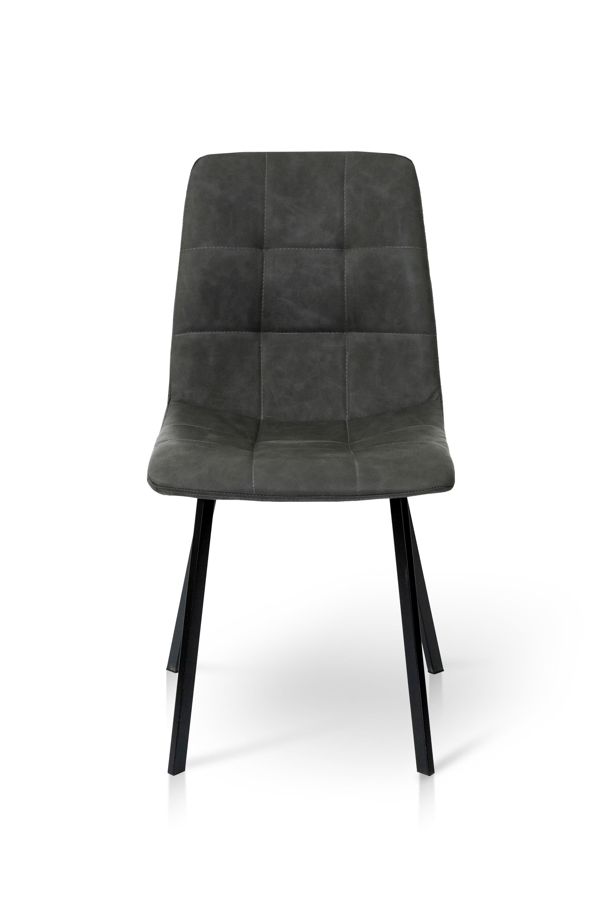 Стілець для кухні та вітальні ГРЕЙС Чілі квадрат 440х890х460 мм Чорний/Антрацит (GAА0052359) - фото 2 Стілець для кухні та вітальні ГРЕЙС Чілі квадрат 440х890х460 мм Чорний/Антрацит (GAА0052359) - фото 2