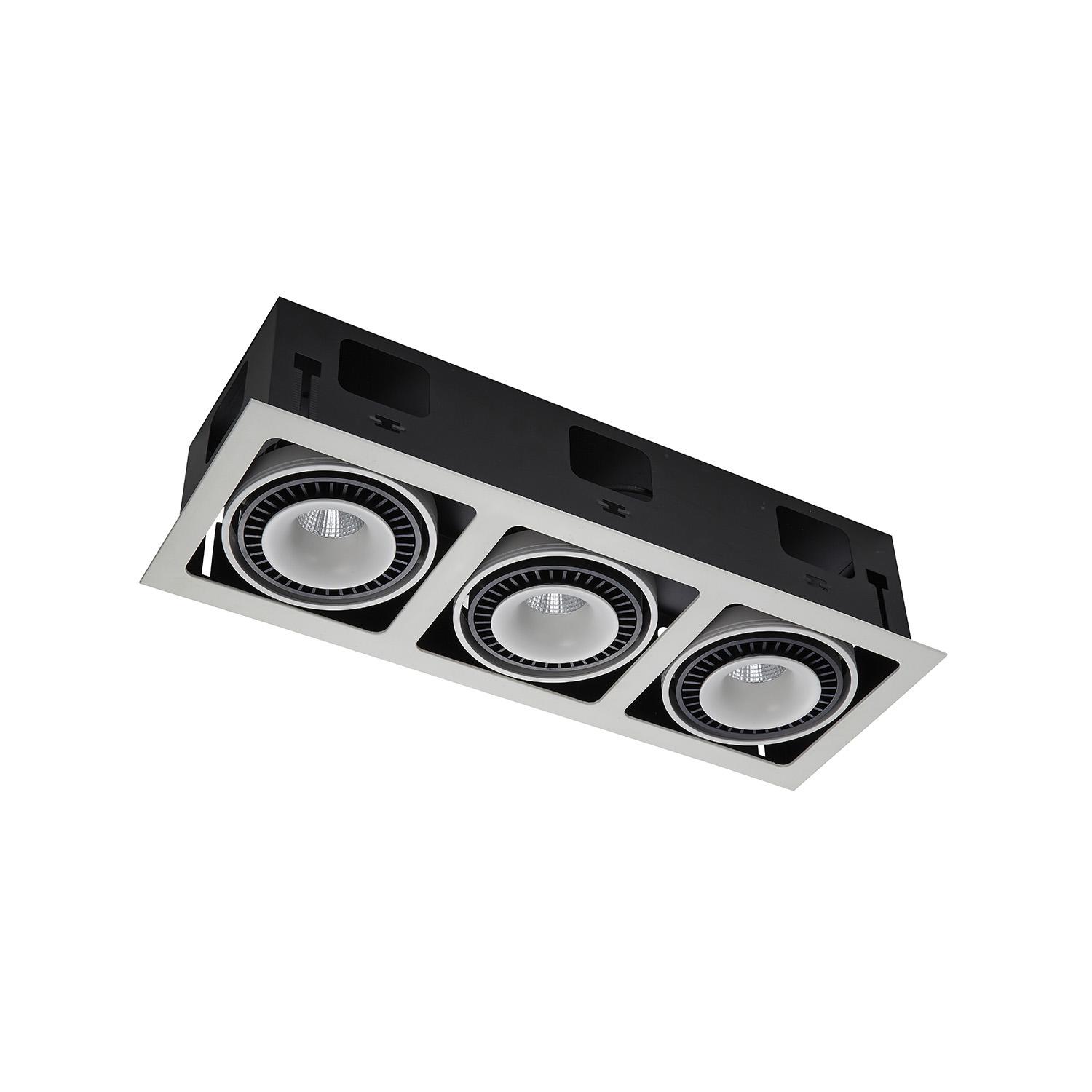 Светильник точечный RGL7116-3 3x18 W WH+BK 4000K (9318848)