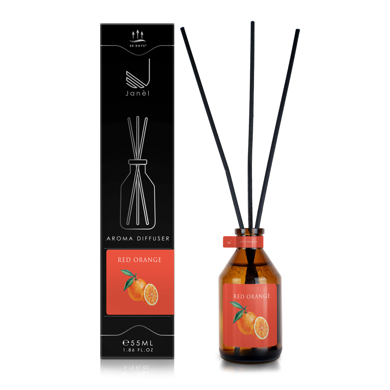 Аромадиффузор Janel Красный апельсин 55 мл (985-d55)