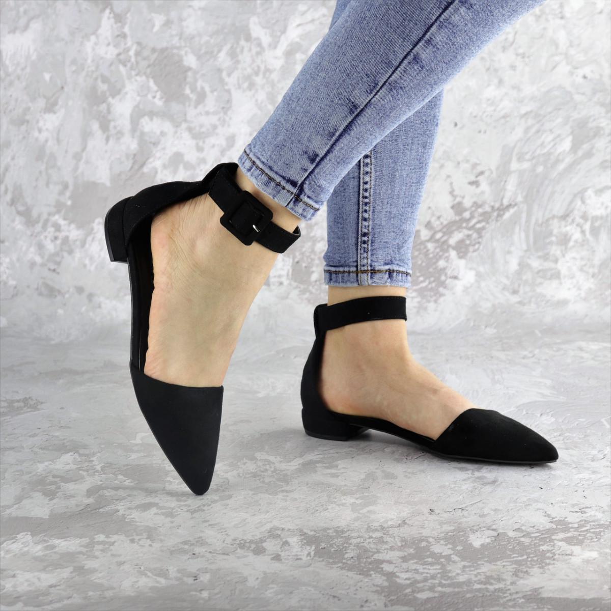 Туфли женские Fashion р. 37 24 см Черный (2432)