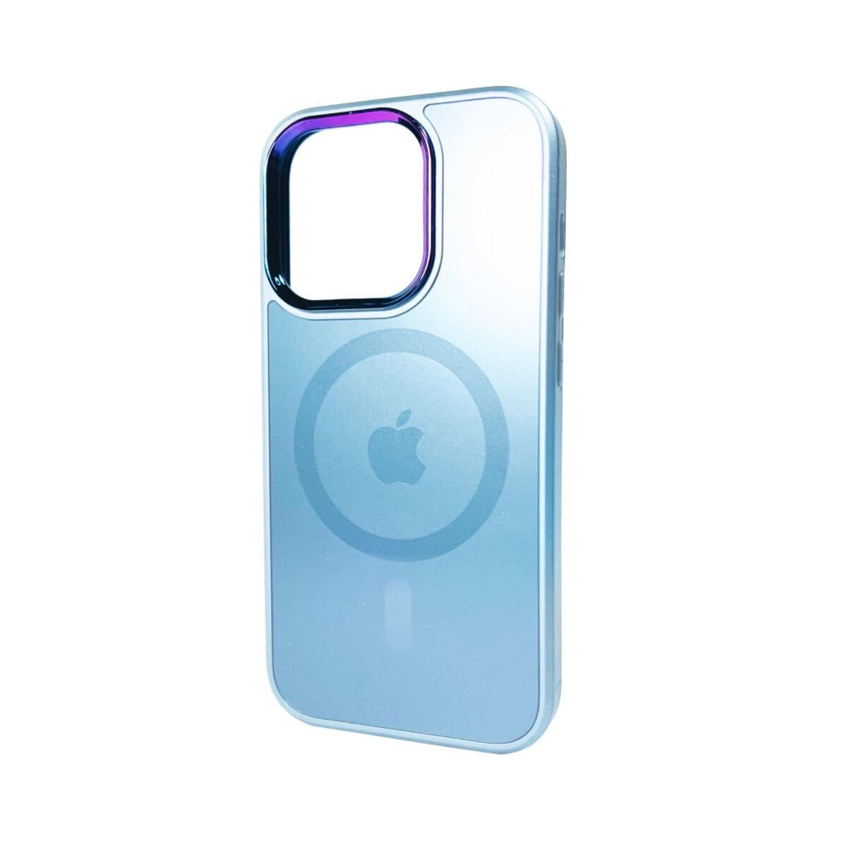 Протиударний чохол для Apple iPhone 14 Pro AG Glass Sapphire MagSafe / Sierra Blue