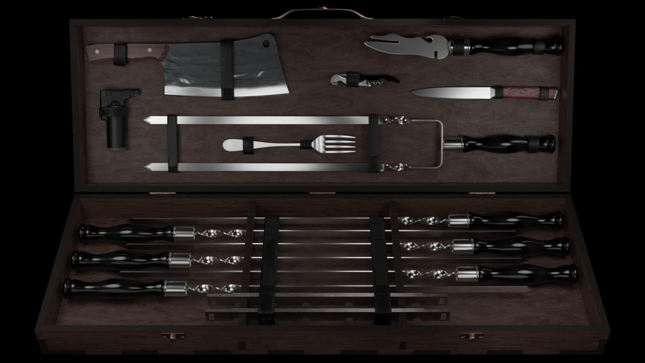 Набор шашлычный Moltis MT-10536 (22733) - фото 2 Набор шашлычный Moltis MT-10536 (22733) - фото 2