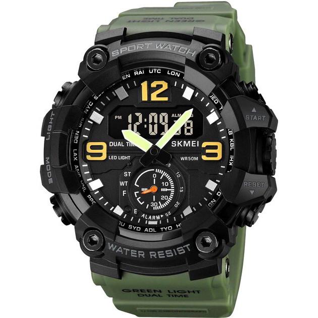 Часы наручные мужские Skmei 1965 small size Army Green (12345)