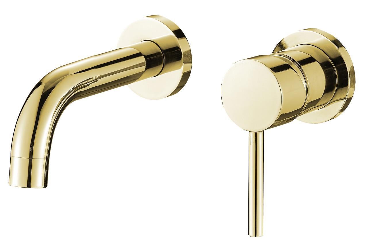 Смеситель для раковины скрытого монтажа VBI MILANO Gold (2808388650)