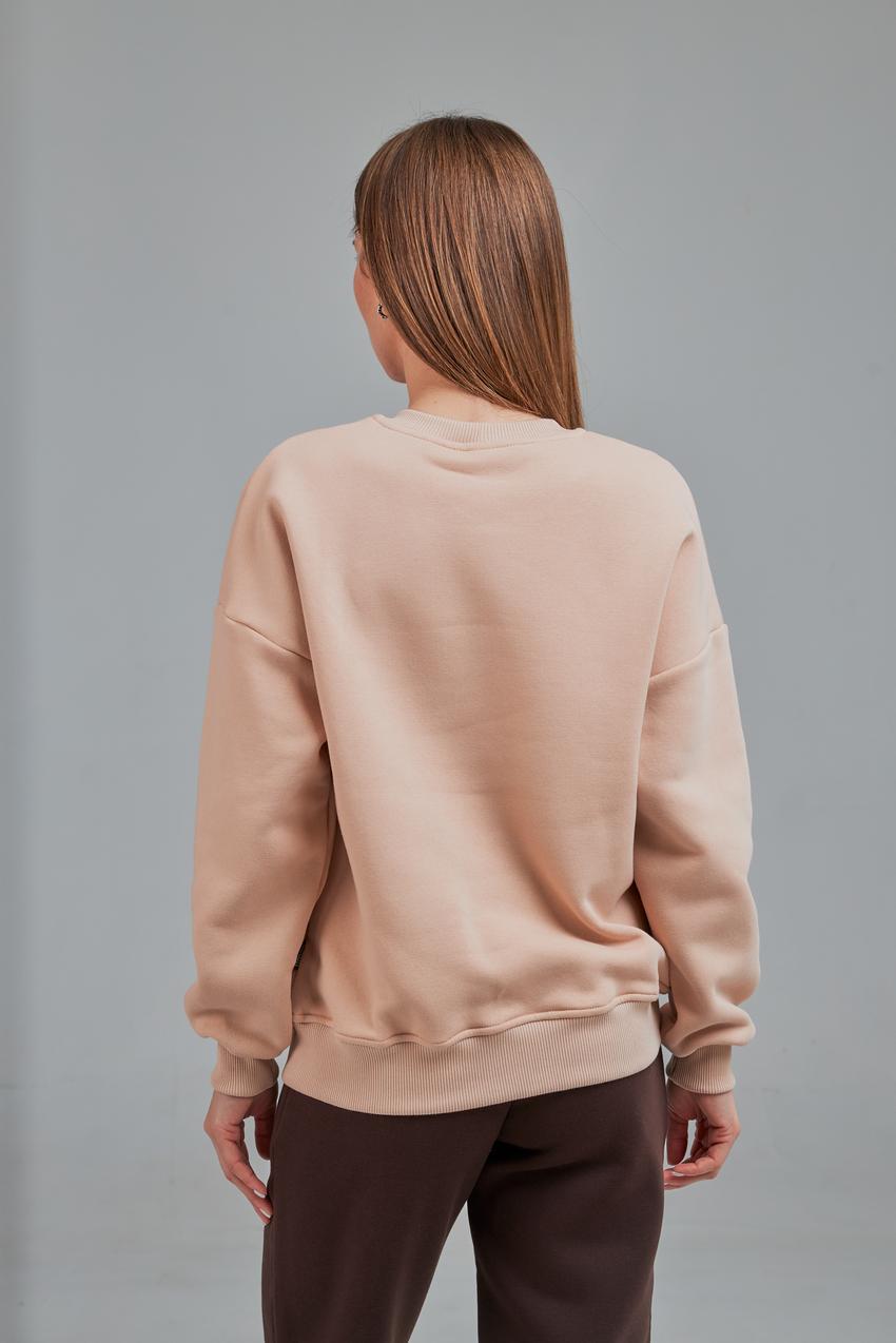 Світшот жіночий М167.4 S Бежевий (631-1-60) - фото 2 Світшот жіночий М167.4 S Бежевий (631-1-60) - фото 2