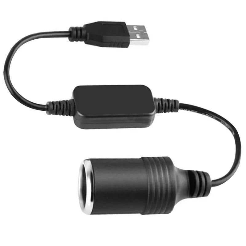 Адаптер-конвертер с USB на прикуриватель 12V (00075) - фото 2