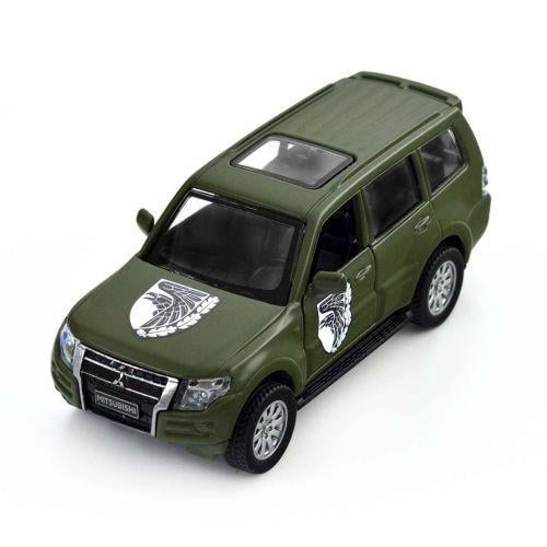 Машинка металлическая с шевроном TechnoDrive Mitsubishi Pajero 4WD Turbo 93 ОМБР (32065523)