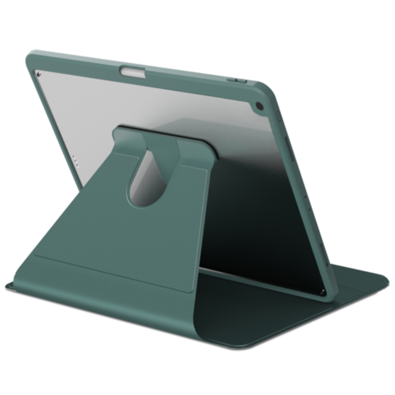 Чехол - книжка, обложка Wiwu Waltz Rotative Case for iPad 10.2, Dark Green - фото 2