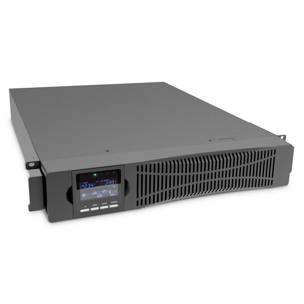 Джерело безперебійного живлення Digitus OnLine 3000VA/3000W LCD 8xC13 1xC19 RJ45 RS232 USB Rack/Tower (ERC-DN-170096)