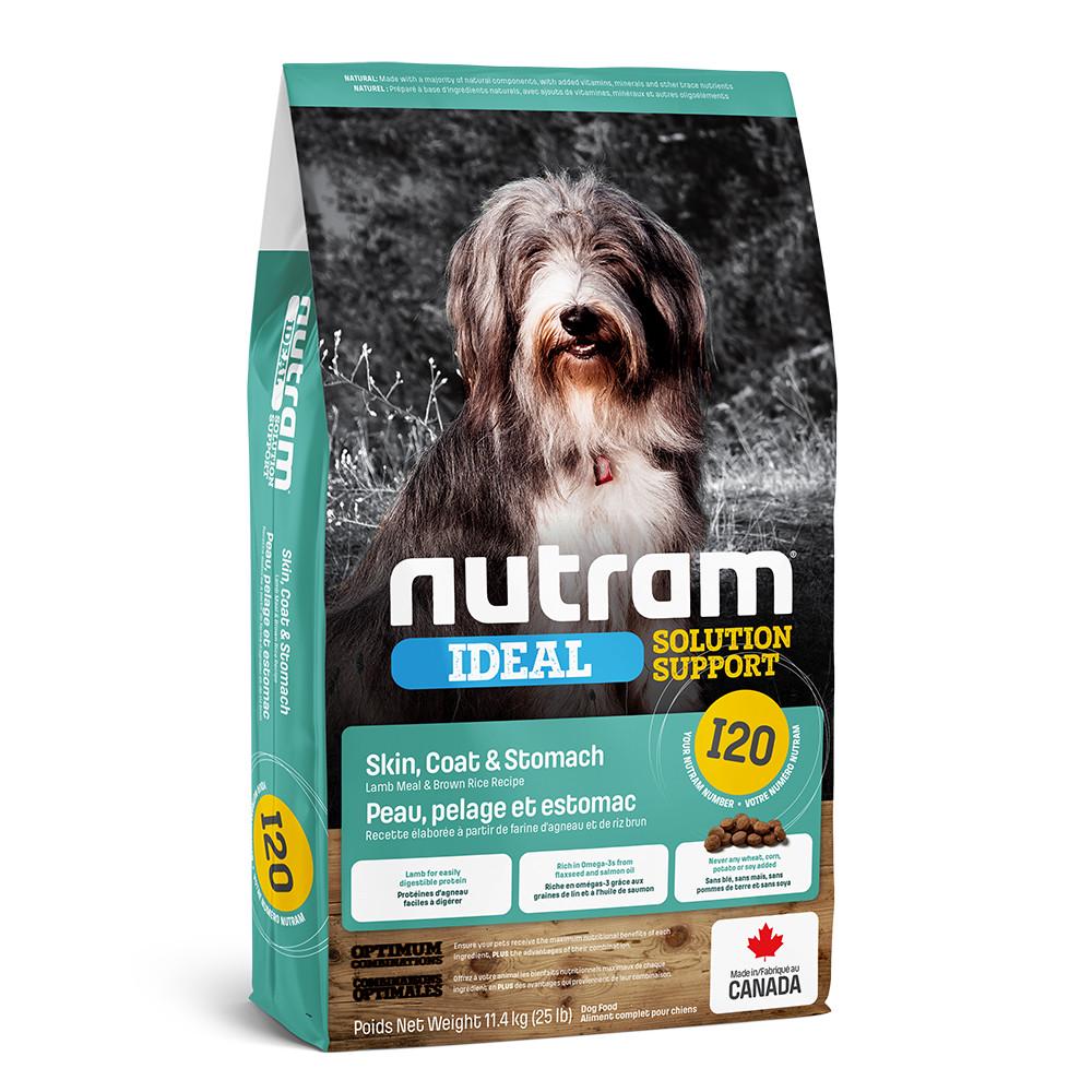 Сухой корм Nutram I20 для собак с чувствительным пищеварением 11,4 кг