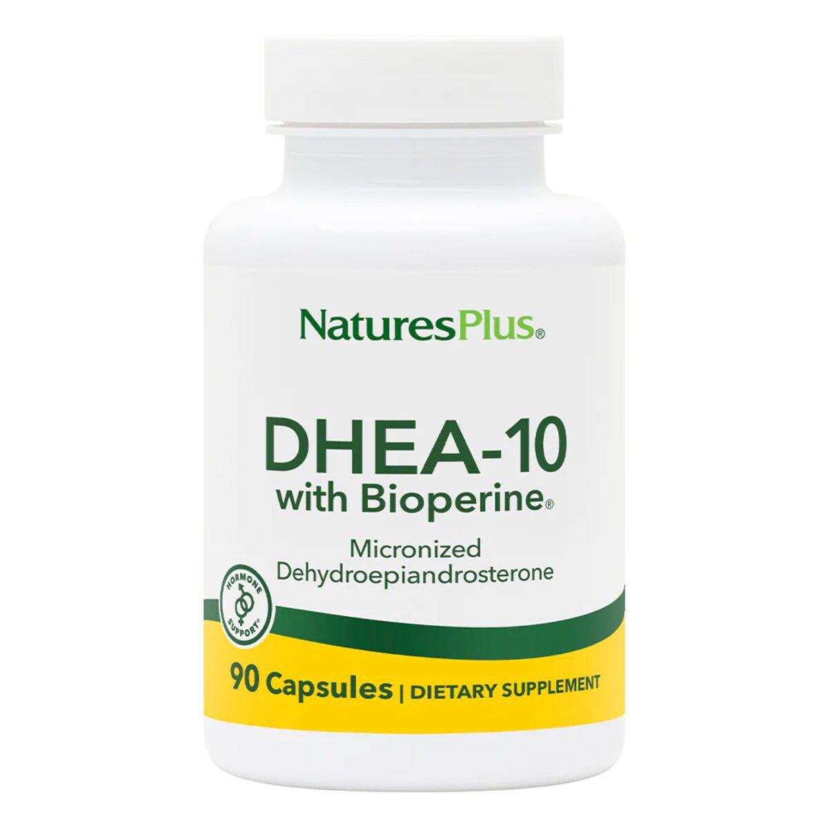 Дегідроепіандростерон з Біоперином DHEA-10 With Bioperine Natures Plus 90 вег. капс. 10 мг (7017)