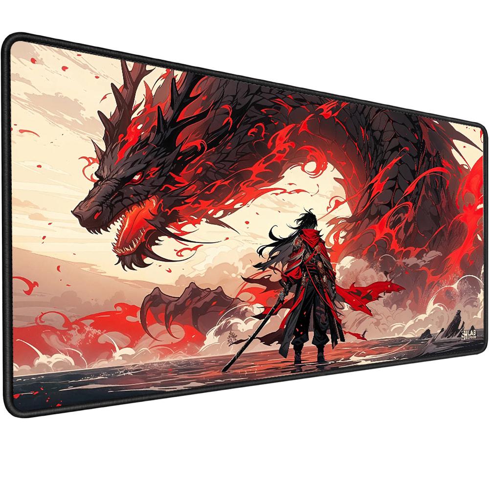 Игровая поверхность SHLab Red Black Dragon и Samurai SHM-1030 70x30 см (37990) Игровая поверхность SHLab Red Black Dragon и Samurai SHM-1030 70x30 см (37990)