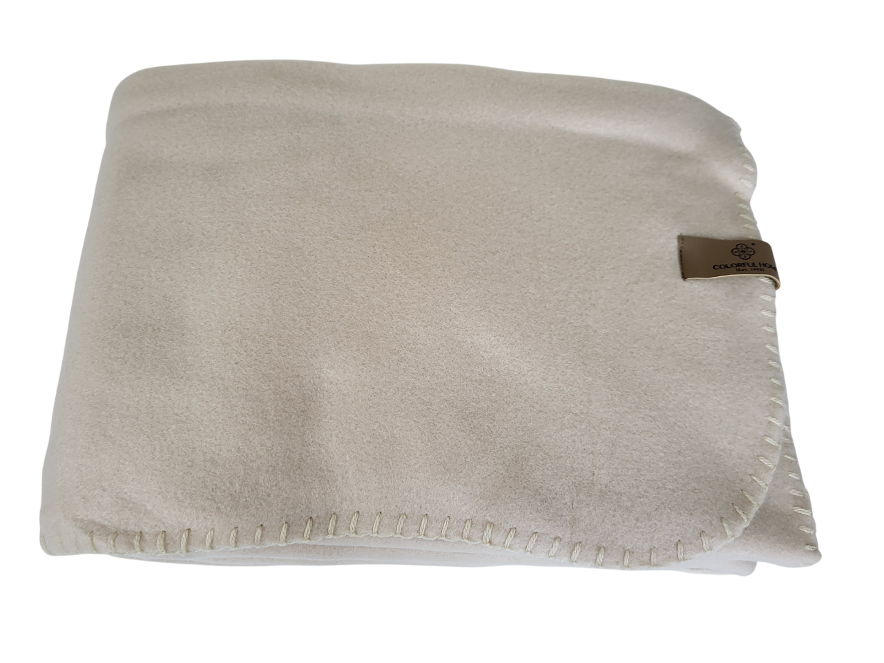 Плед флісовий 200x220 см Молочний (1739) - фото 4 Плед флісовий 200x220 см Молочний (1739) - фото 4