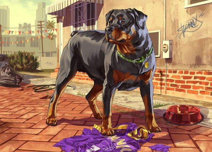 Картина GTA Бульдог Михаеля (DS629)