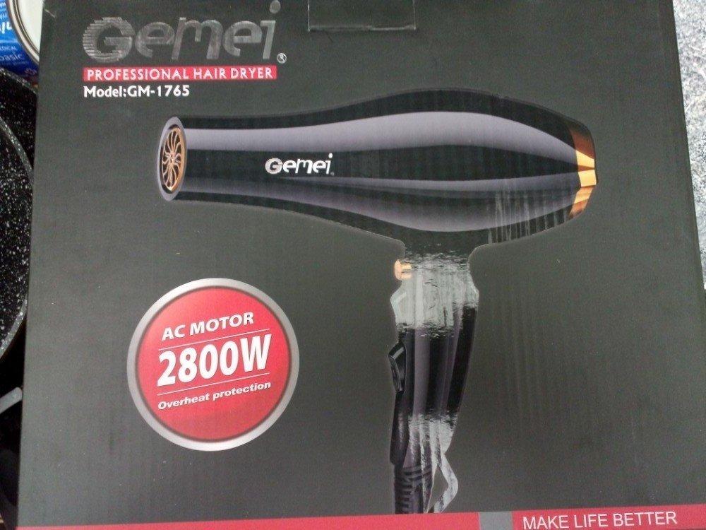 Фен Gemei GM-1765 2,8 кВт (006781) - фото 2 Фен Gemei GM-1765 2,8 кВт (006781) - фото 2