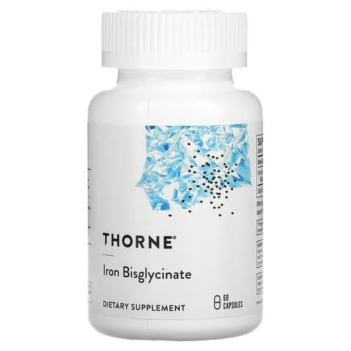 Железо Thorne Iron Bisglycinate 60 caps (THR-00345)