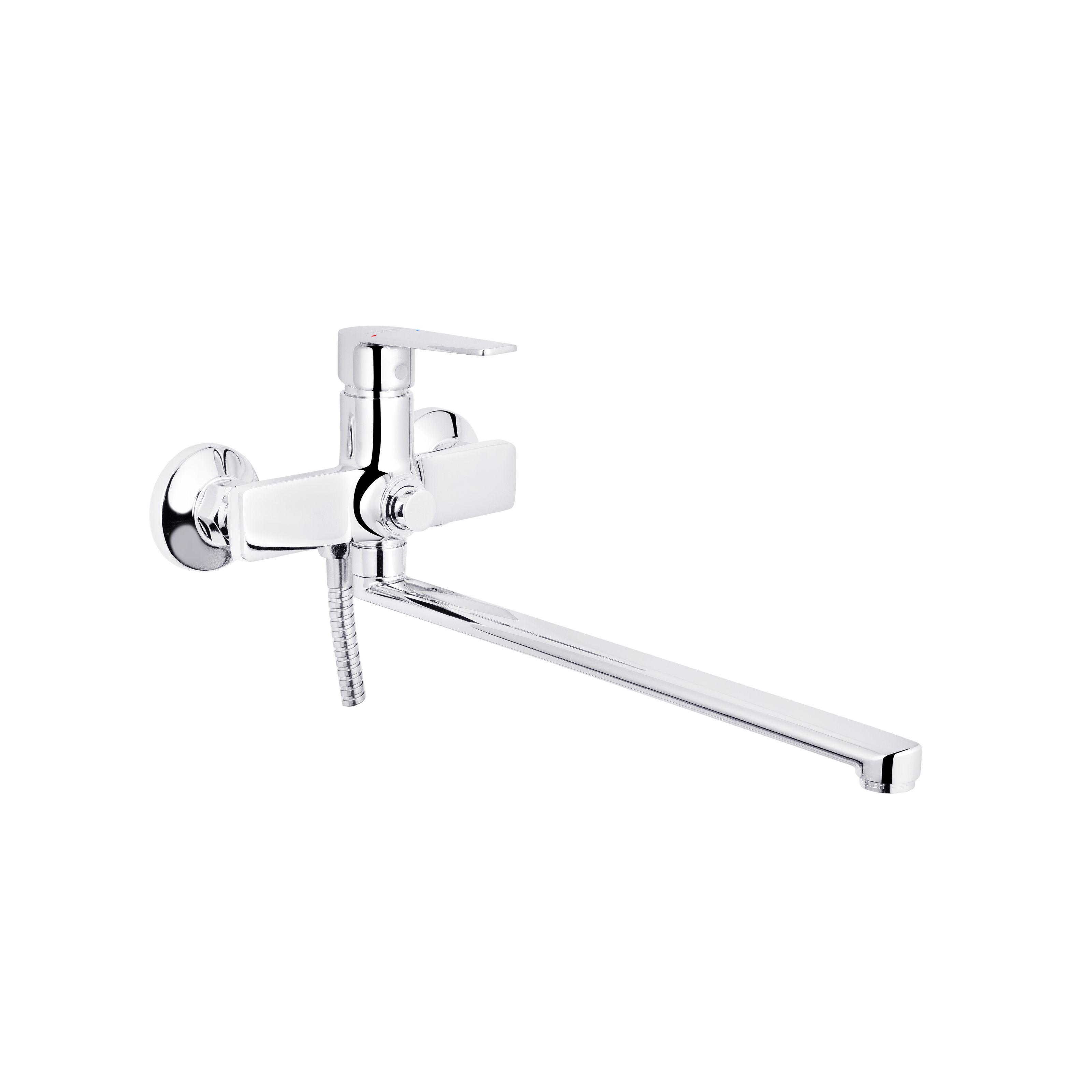 Смеситель для ванны KRONER Eifel-C070 CV023616 однорычажный Хром (136485)