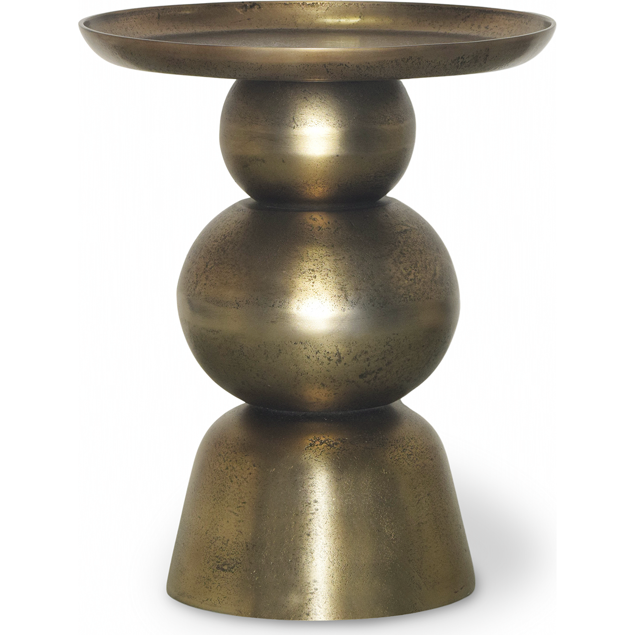 Журнальный столик Trio 40 см Brass antique finish (16073)