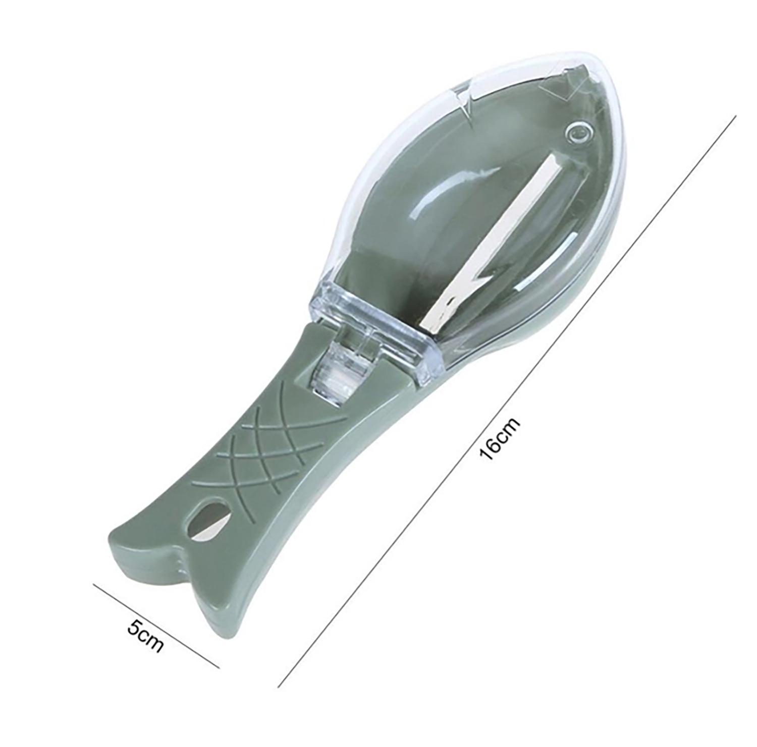 Нож для чистки рыбы с контейнером 16 см Серый (85688) - фото 2 Нож для чистки рыбы с контейнером 16 см Серый (85688) - фото 2