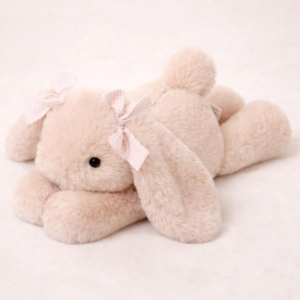 Мягкая плюшевая игрушка Зайка 35 см Бежевый (31423007)