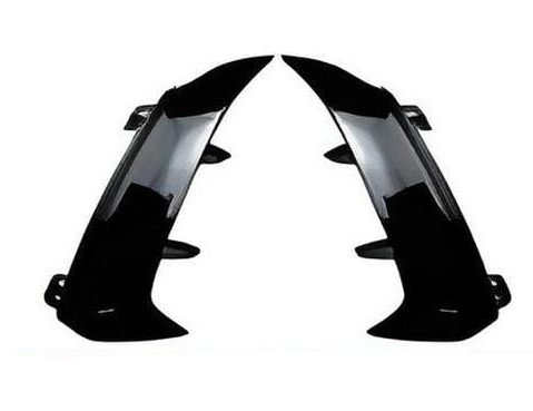 Накладки задние элерон DPT для Mercedes A-сlass W177 2018- гг. ABS-пластик Черный глянец (131051)