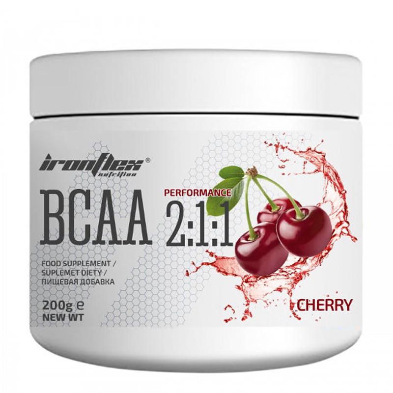 Аминокислоты IronFlex BCAA 2:1:1 Вишня 200 г (10827-11)