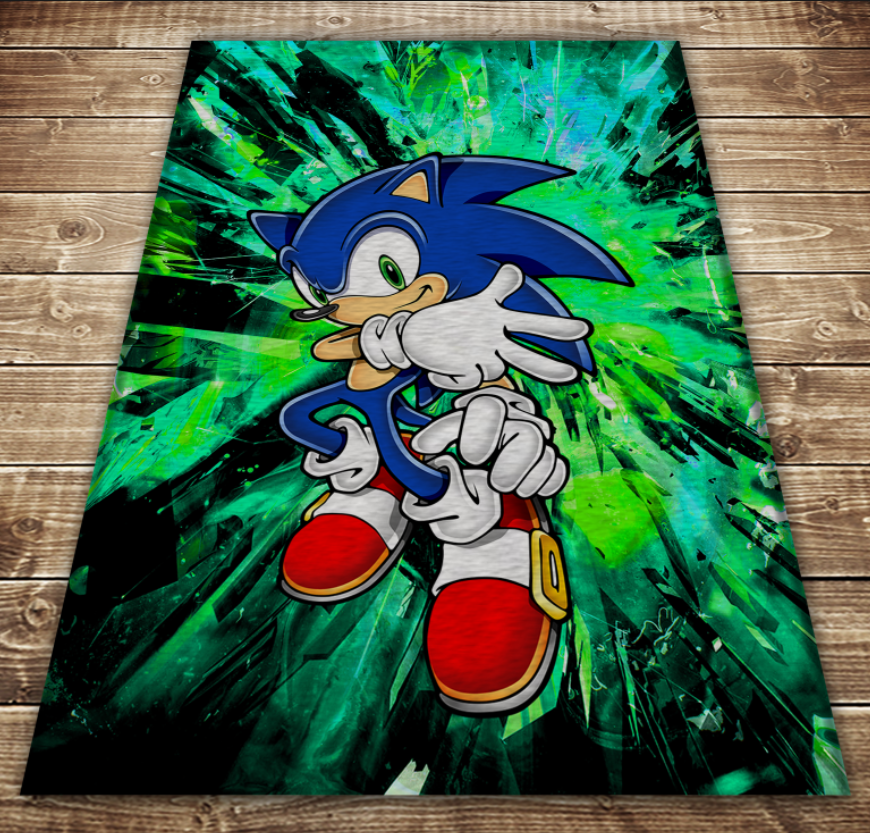 Плед с 3D принтом Соник Yo 150x200 см (epi_0005)