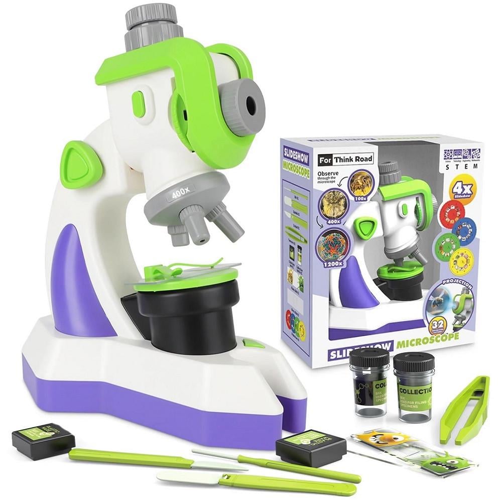 Микроскоп для детей STEM 1200x с проектором и инструментами (30101158)