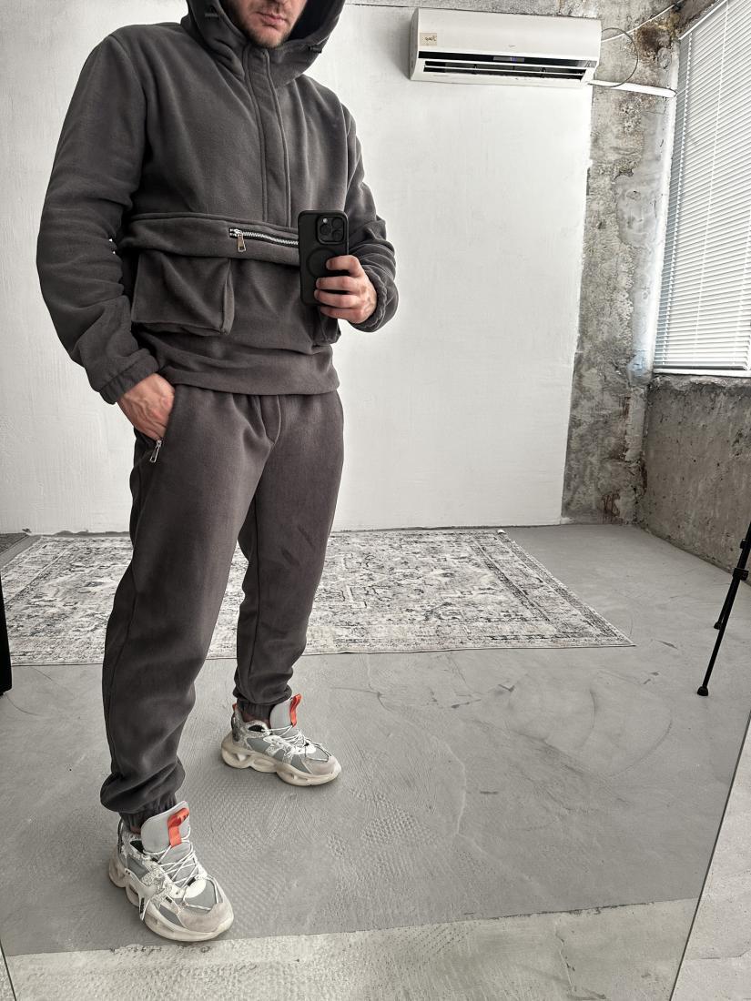 Прогулянковий костюм утеплений 5-905 XXL Сірий (45261)