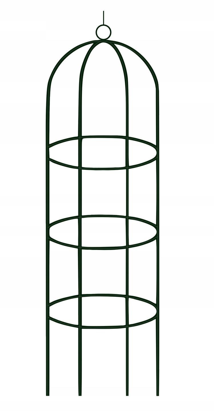 Опора для роз Gockowiak цветов пергола 190 см и анкеры крепления