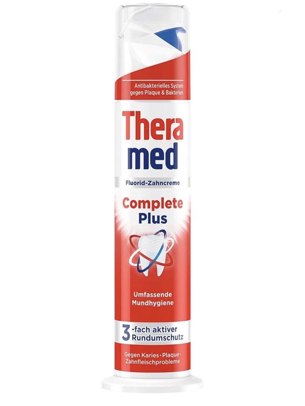 Зубна паста Theramed Сomplete plus з дозатором 100 мл