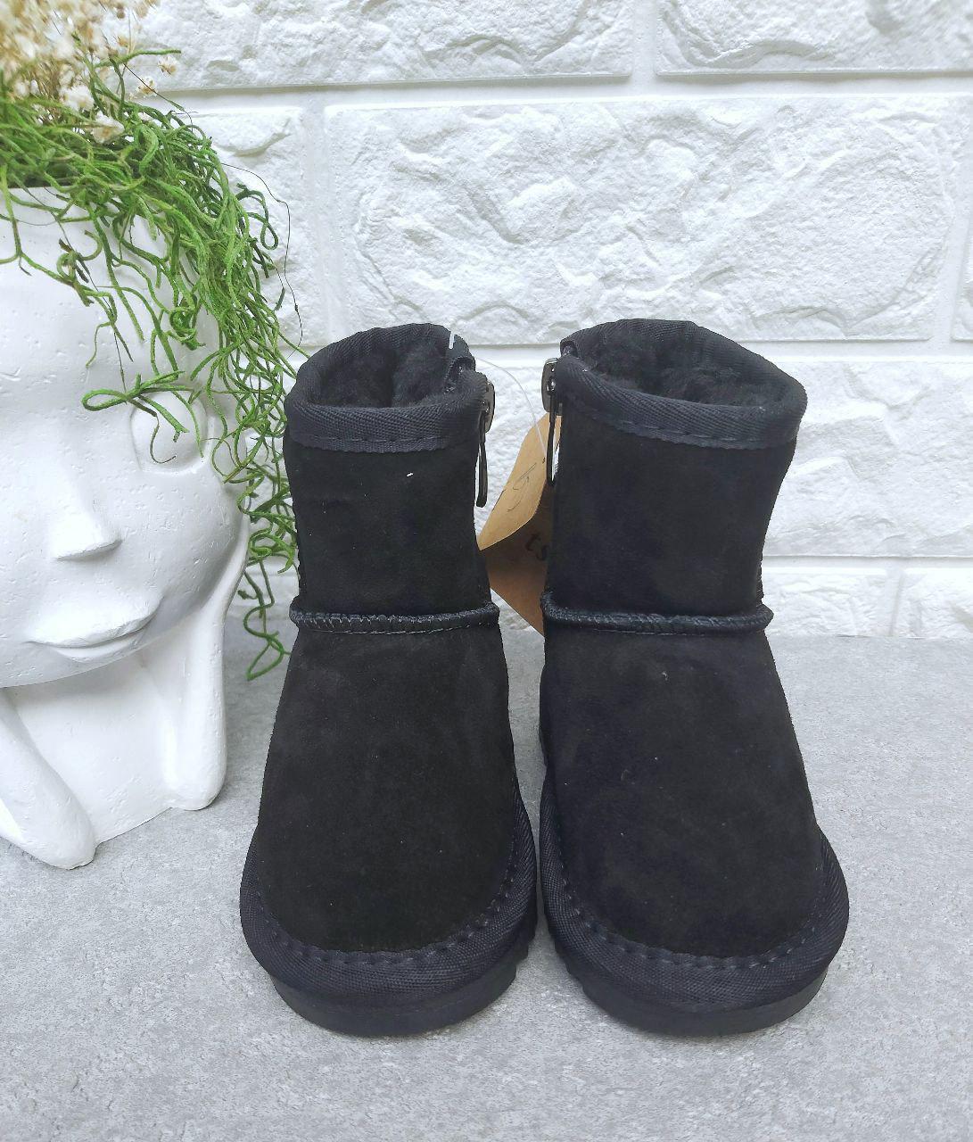 Угги для девочки ITTS 823 р. 24 14,5 см Черный (823-2)