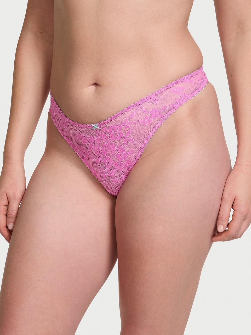 Трусики женские Victoria's Secret Tease High-Leg Scoop L Розовый (2126439129034)