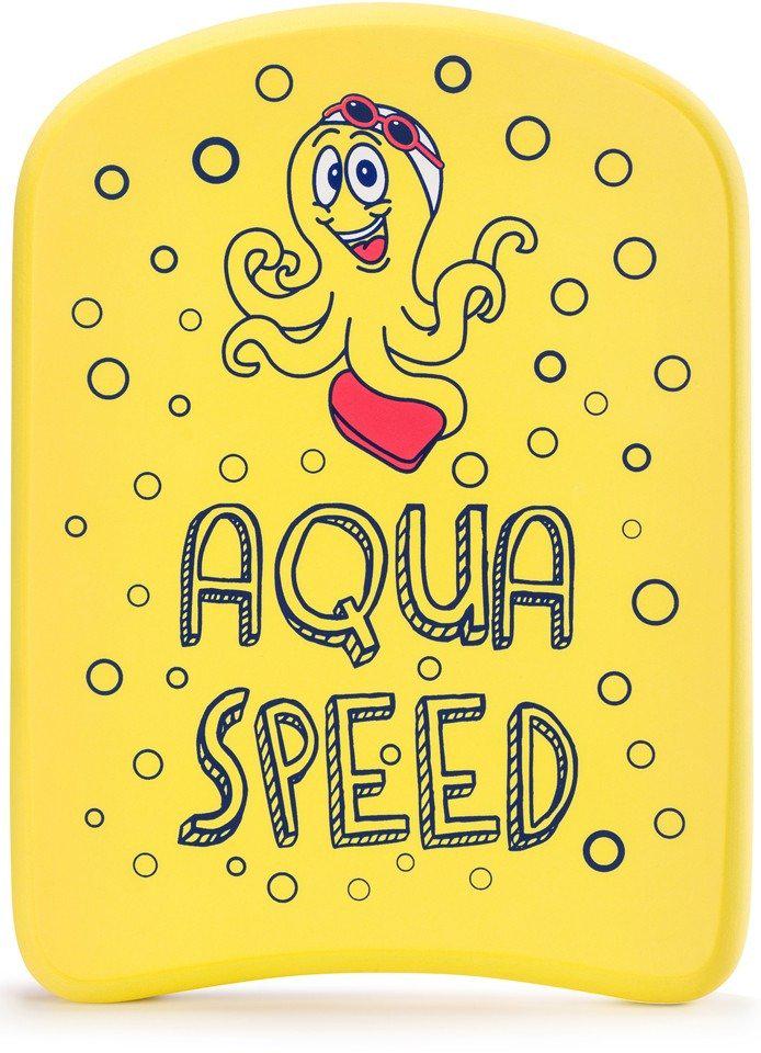 Доска для плавания детская Aqua Speed KIDDIE Kickboard Octopus 6897 31x23x2,4 см Желтый (24598384)