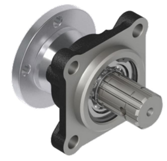Муфта переходник с ISO/DIN под кардан KZL EVSAT 02 Kazel (AKF34SF1)