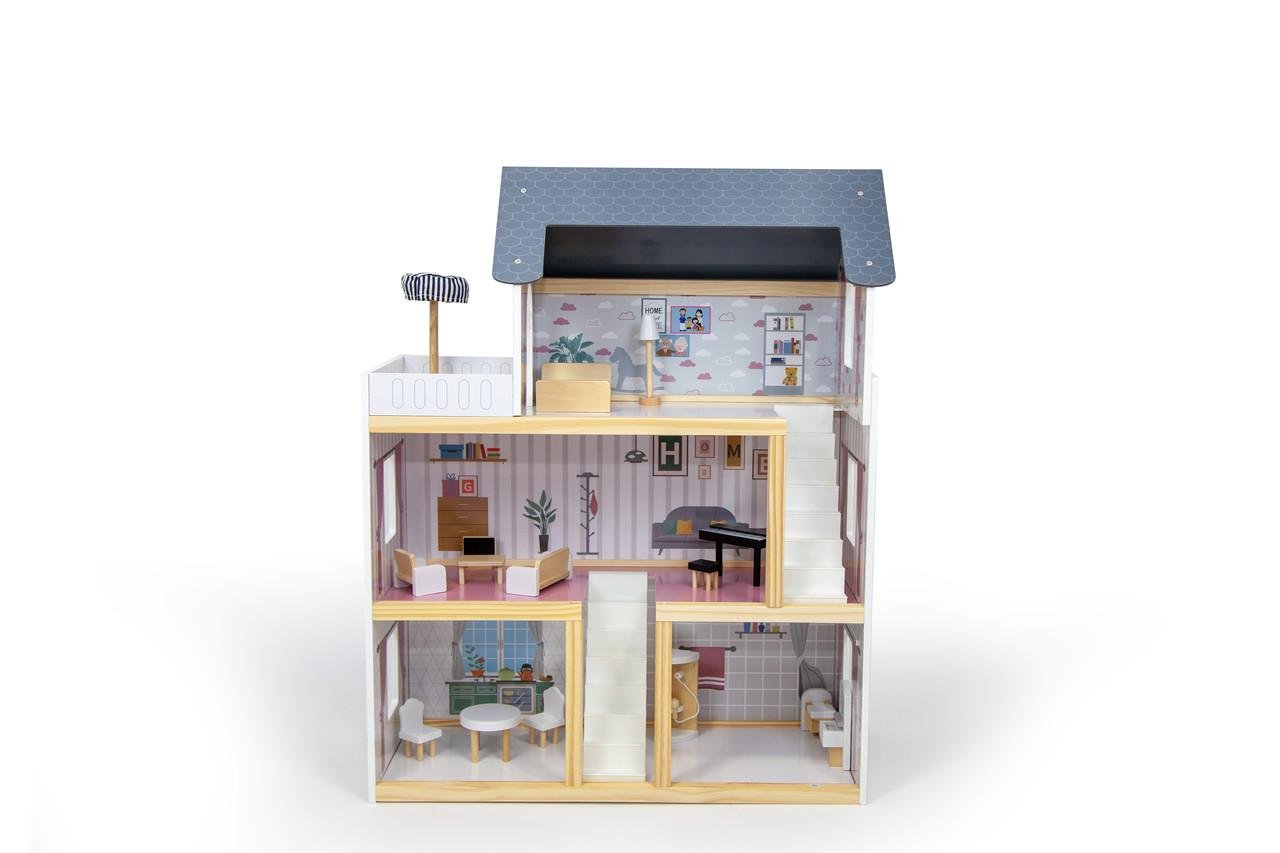 Кукольный домик деревянный AVKO Вилла Толедо (23058073) - фото 2 Кукольный домик деревянный AVKO Вилла Толедо (23058073) - фото 2