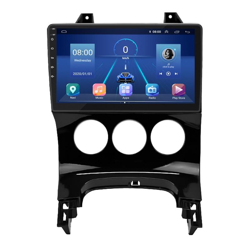 Автомагнитола штатная Lesko для Peugeot 3008 2009 9" 6/128Gb 4G/W-F/GPS