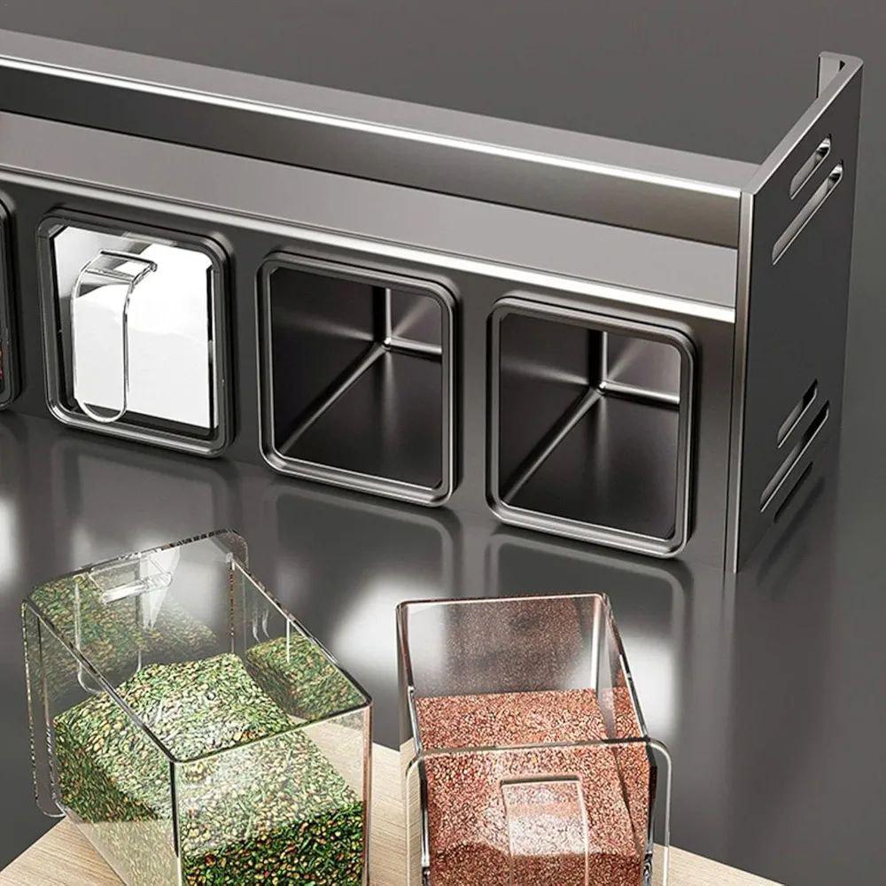 Полка алюминиевая подвесная для специй - фото 2 Полка алюминиевая подвесная для специй - фото 2