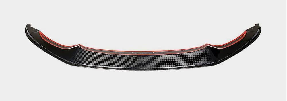 Накладка на передний бампер DDCarbon V7 для F82/F83/BMW 4 серия F-32 2012-2020 карбон (136791)