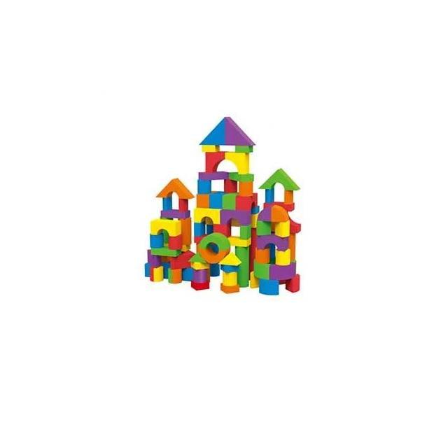 Конструктор детский 40 деталей/мягкие блоки Multicolor (158692)