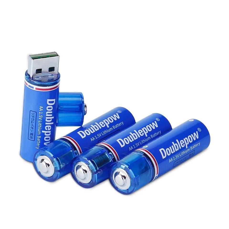 Акумулятор Doublepow USB AA 1500mwh 1.5v Lithium Ion Li-Ion 4 шт. (51918)