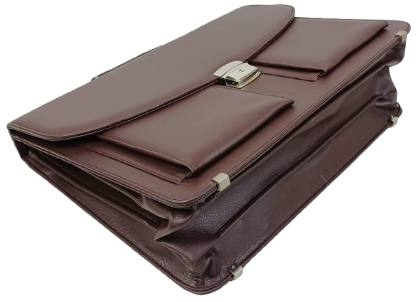 Портфель мужской Exclusive из искусственной кожи Коричневый