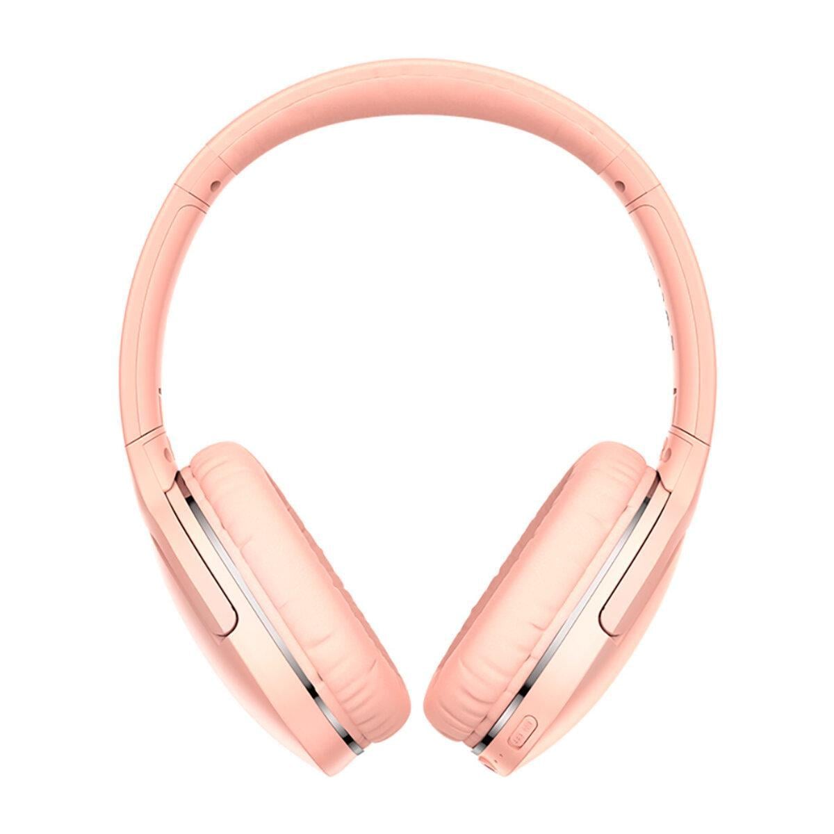 Наушники беспроводные BASEUS Encok Wireless headphone D02 Pro BT5.3 450 mAh Pink (NGTD010304)